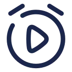 Alarm Play SVG Icon